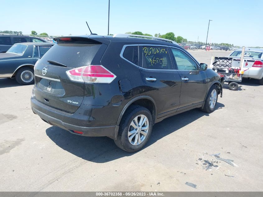 2016 NISSAN ROGUE SV - KNMAT2MVXGP696879