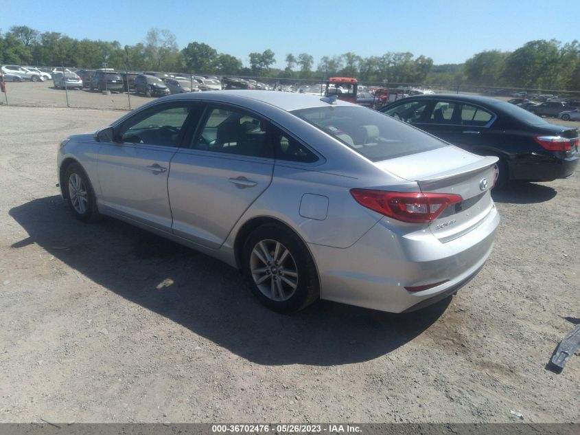 2015 HYUNDAI SONATA 2.4L SE - 5NPE24AF8FH211730