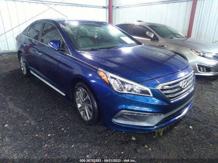 2016 HYUNDAI SONATA 2.4L SPORT - 5NPE34AF8GH367152