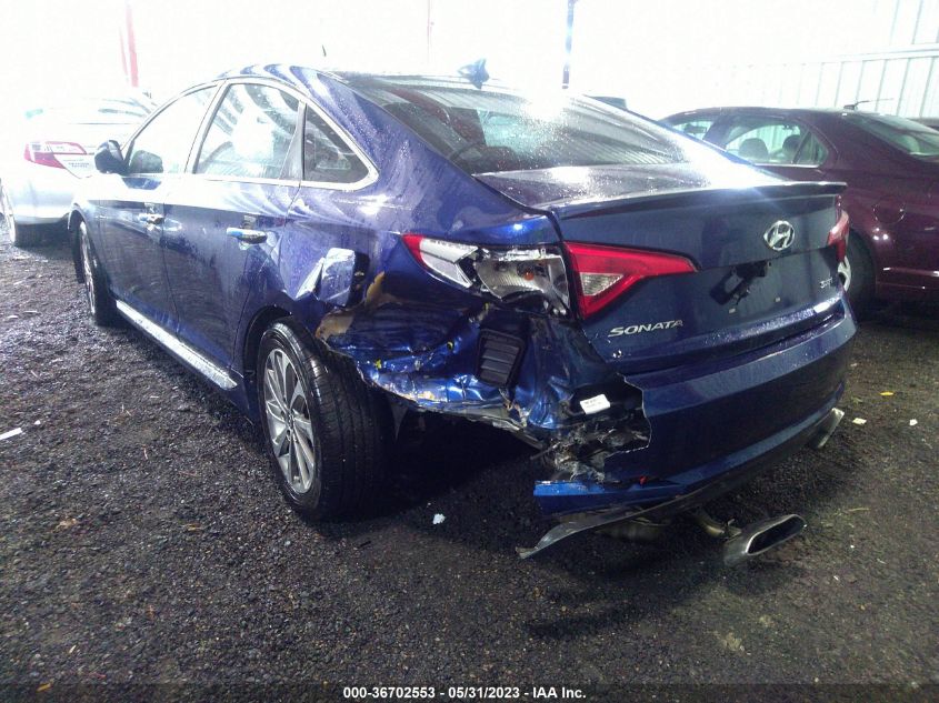 2016 HYUNDAI SONATA 2.4L SPORT - 5NPE34AF8GH367152