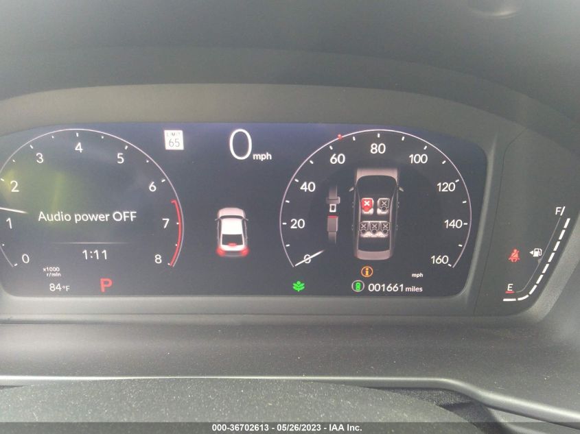 2023 HONDA ACCORD SEDAN EX - 1HGCY1F33PA009861