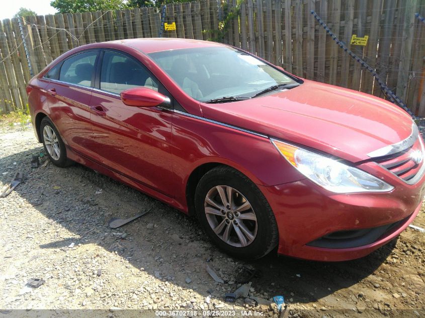 2014 HYUNDAI SONATA GLS - 5NPEB4AC0EH861656