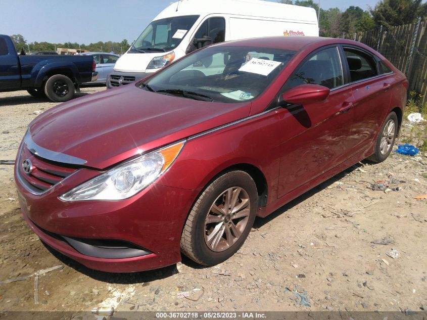 2014 HYUNDAI SONATA GLS - 5NPEB4AC0EH861656