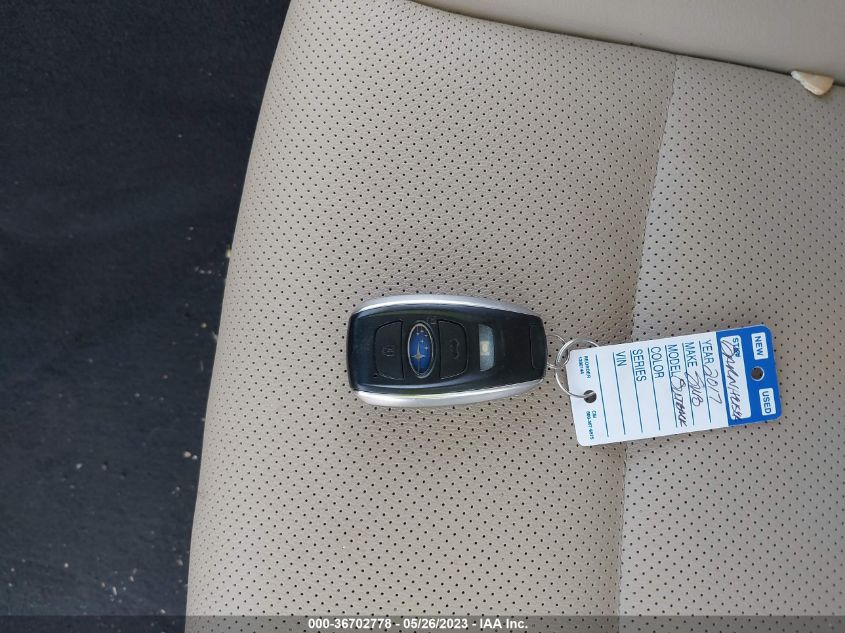 2017 SUBARU OUTBACK LIMITED - 4S4BSANC6H3260291