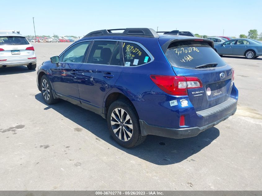 2017 SUBARU OUTBACK LIMITED - 4S4BSANC6H3260291