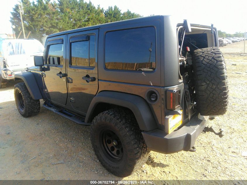2016 JEEP WRANGLER UNLIMITED SPORT - 1C4BJWDG1GL221843