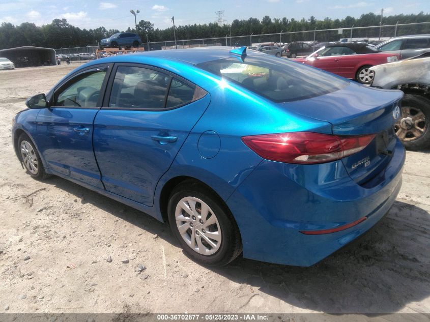 2017 HYUNDAI ELANTRA SE - 5NPD74LF0HH156462