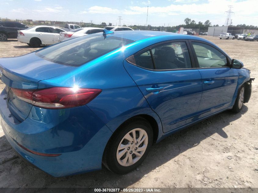 2017 HYUNDAI ELANTRA SE - 5NPD74LF0HH156462