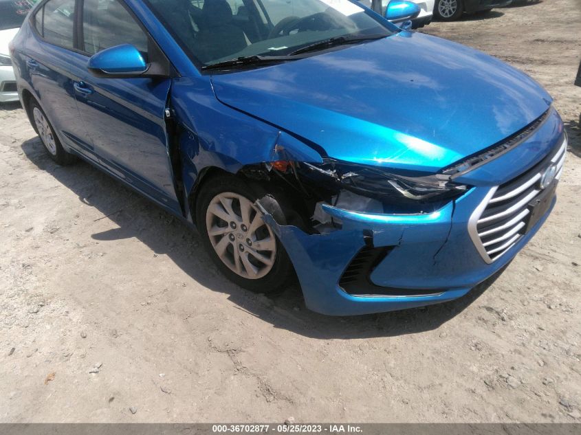 2017 HYUNDAI ELANTRA SE - 5NPD74LF0HH156462