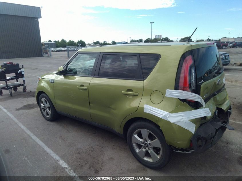 2019 KIA SOUL BASE - KNDJN2A23K7912181