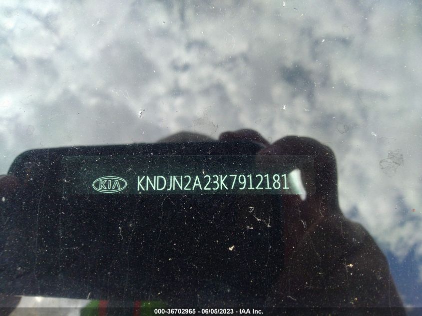 2019 KIA SOUL BASE - KNDJN2A23K7912181