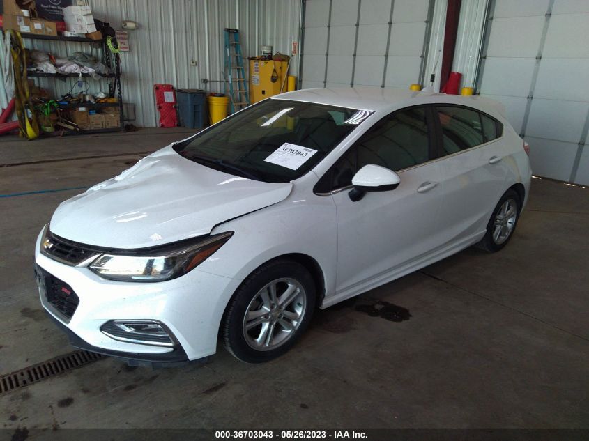 2017 CHEVROLET CRUZE LT - 3G1BE6SM9HS575711