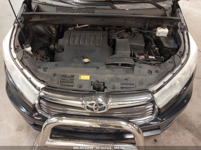 2015 TOYOTA HIGHLANDER XLE - 5TDJKRFH8FS155370