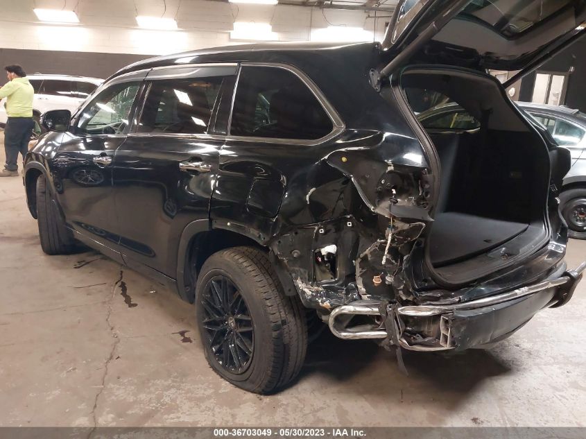 2015 TOYOTA HIGHLANDER XLE - 5TDJKRFH8FS155370