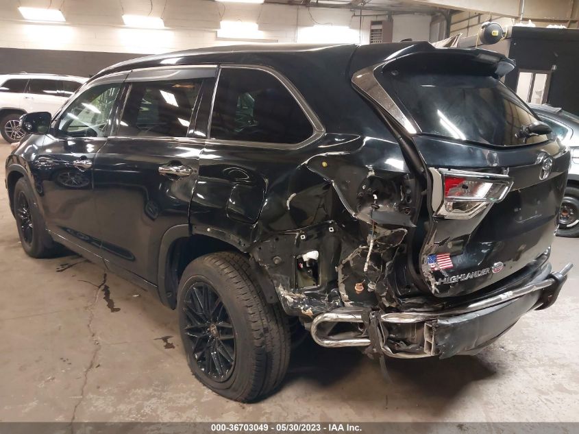 2015 TOYOTA HIGHLANDER XLE - 5TDJKRFH8FS155370
