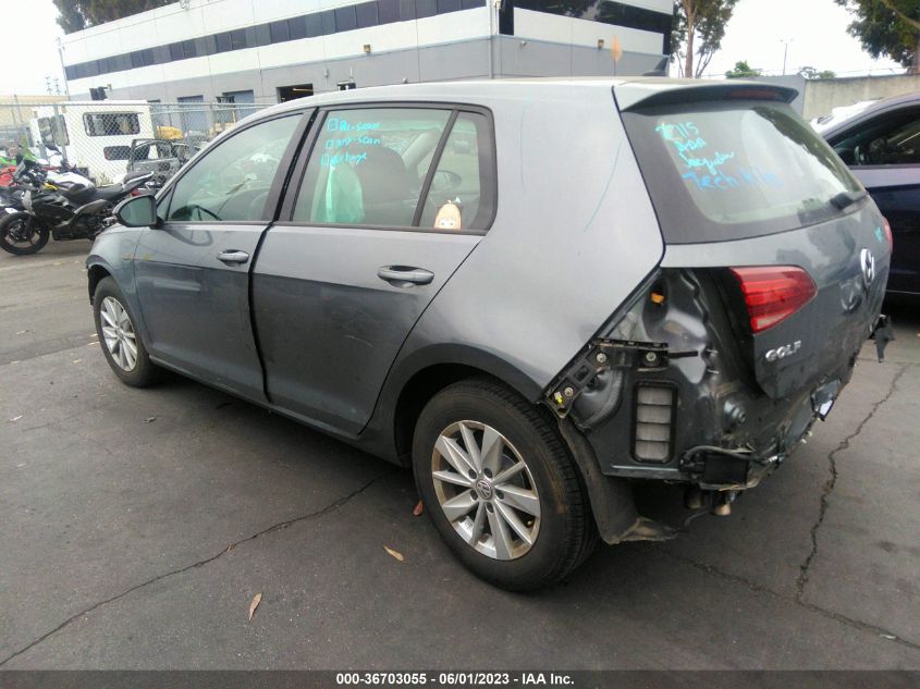 2019 VOLKSWAGEN GOLF S/SE - 3VWG57AU6KM002696