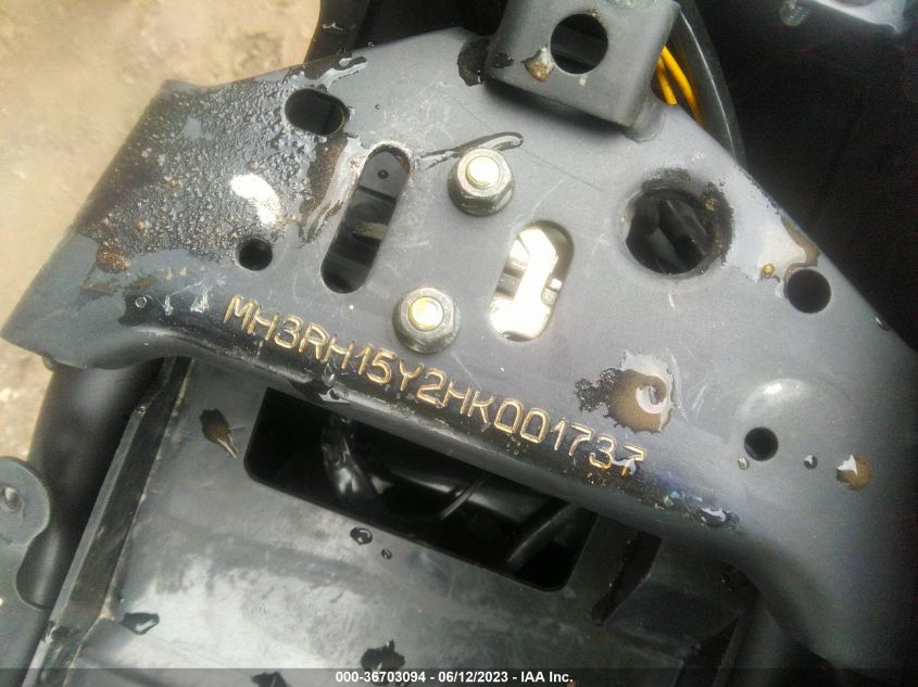 2017 YAMAHA YZFR3 A MH3RH15Y2HK001737