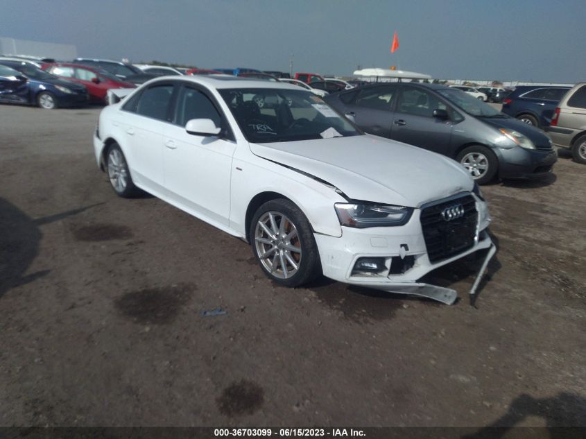 2016 AUDI A4 PREMIUM PLUS - WAUEFAFL8GN013715