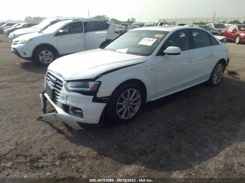2016 AUDI A4 PREMIUM PLUS - WAUEFAFL8GN013715