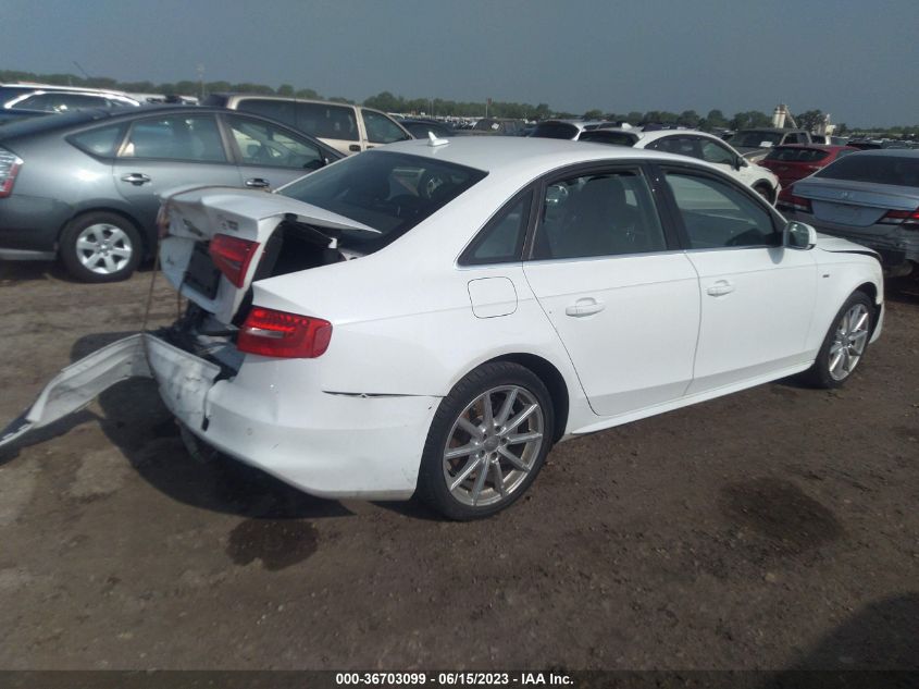 2016 AUDI A4 PREMIUM PLUS - WAUEFAFL8GN013715