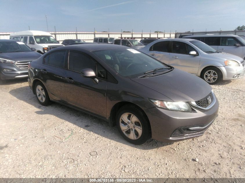 2013 HONDA CIVIC SDN LX - 19XFB2F59DE068572
