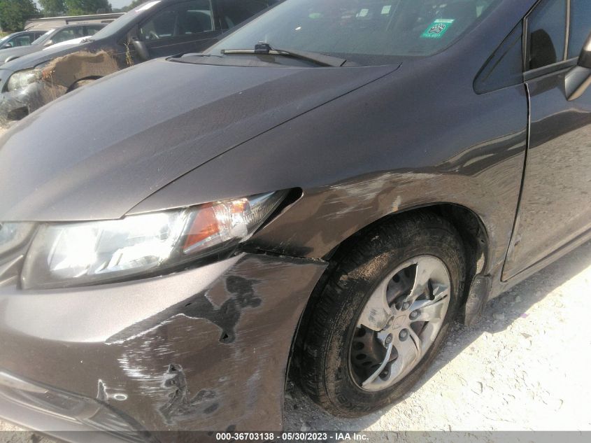 2013 HONDA CIVIC SDN LX - 19XFB2F59DE068572