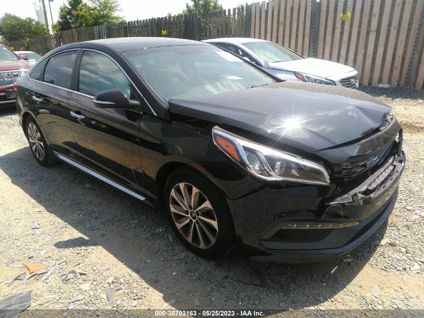 2015 HYUNDAI SONATA 2.4L SPORT - 5NPE34AF3FH095608