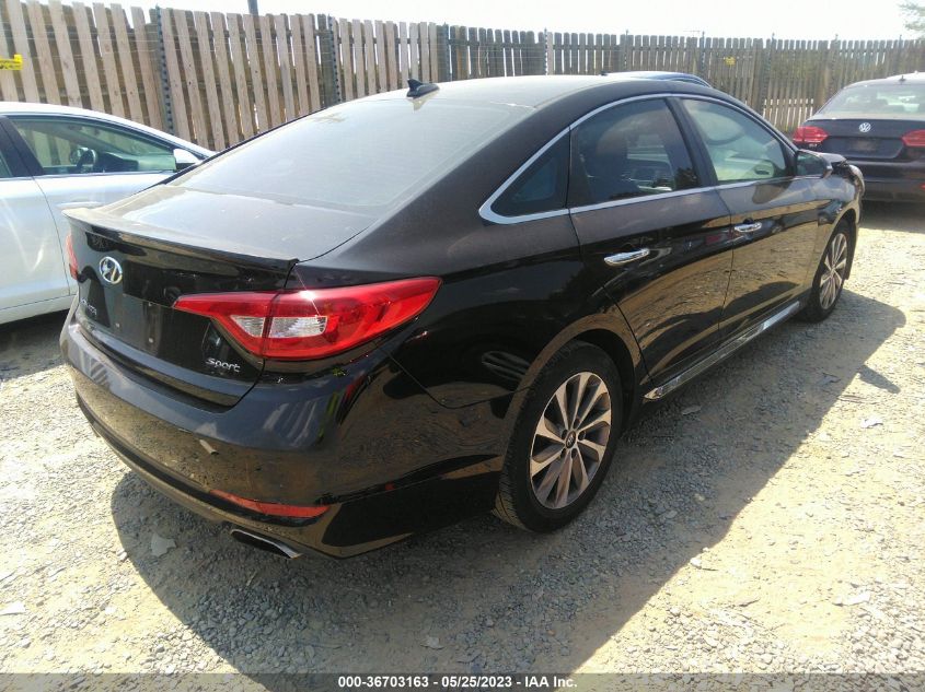 2015 HYUNDAI SONATA 2.4L SPORT - 5NPE34AF3FH095608