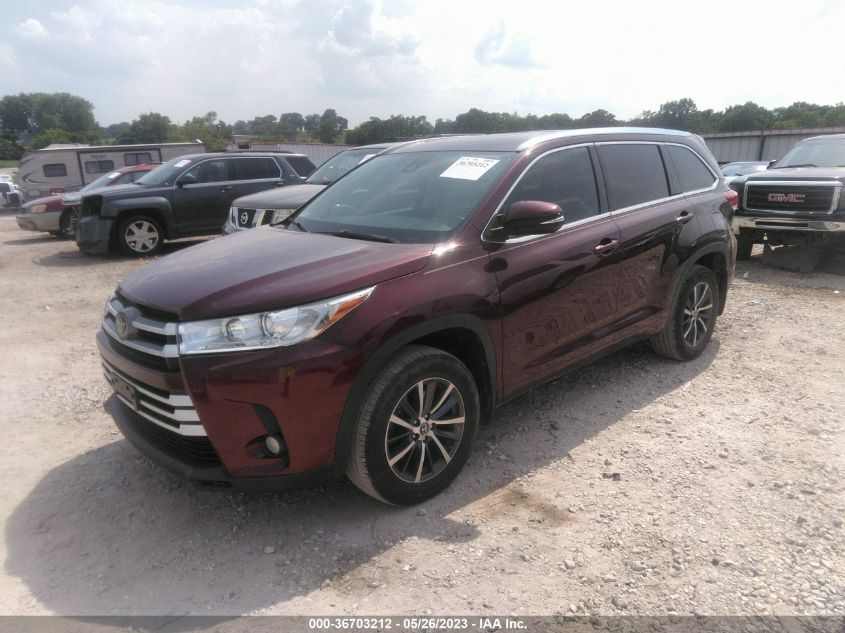 2017 TOYOTA HIGHLANDER XLE/SE - 5TDKZRFH4HS219794