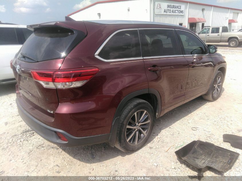 2017 TOYOTA HIGHLANDER XLE/SE - 5TDKZRFH4HS219794