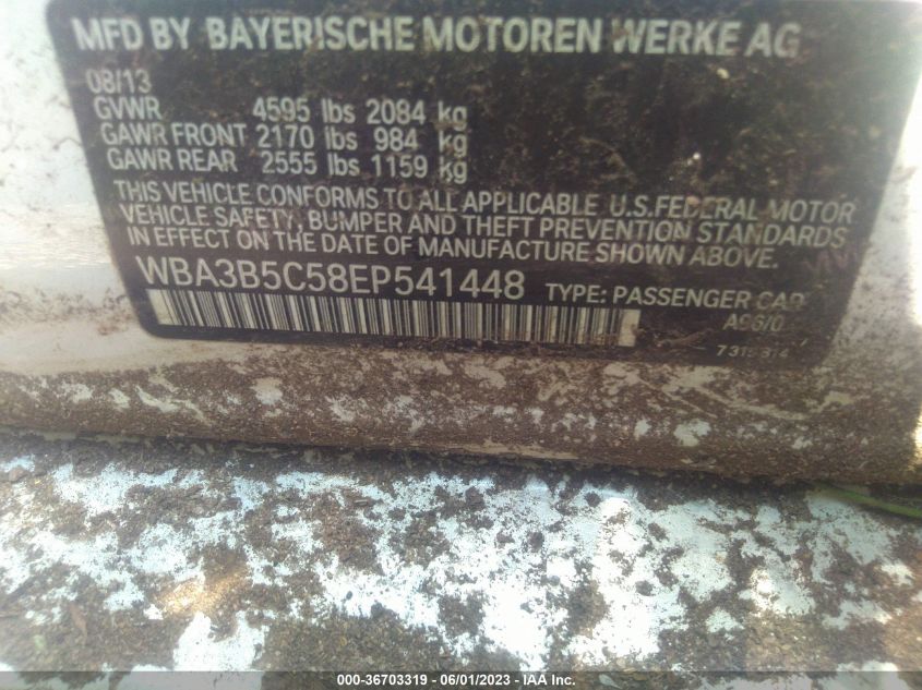 2014 BMW 3 SERIES 328I XDRIVE - WBA3B5C58EP541448