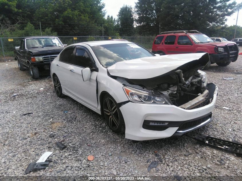 2017 HONDA ACCORD SEDAN SPORT SE - 1HGCR2F17HA200329