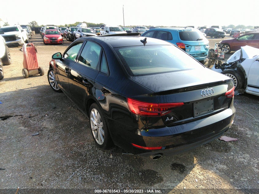 VIN WAUGNAF48HN000629 2017 AUDI A4 PREMIUM