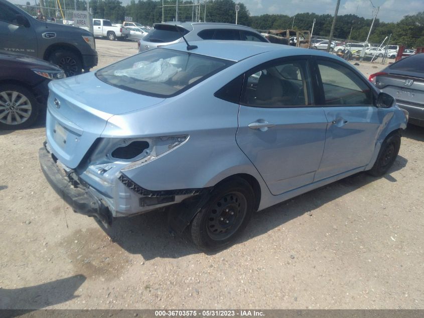 2013 HYUNDAI ACCENT GLS - KMHCT4AE6DU554627