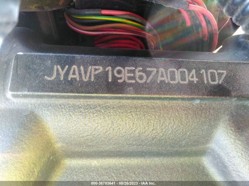 2007 YAMAHA XV1700 PC JYAVP19E67A004107