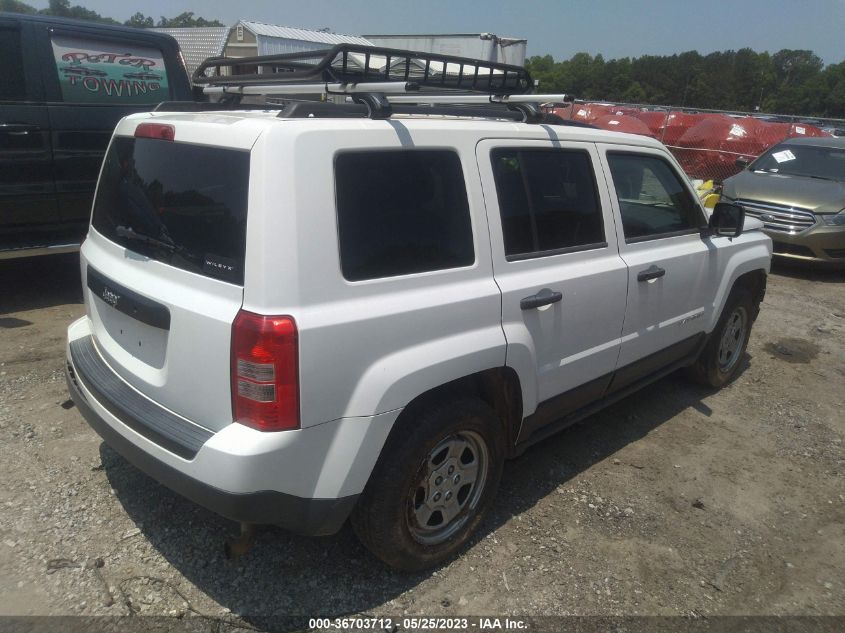 VIN 1C4NJPBB4ED813173 2014 JEEP PATRIOT no.4