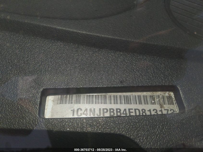2014 JEEP PATRIOT SPORT - 1C4NJPBB4ED813173