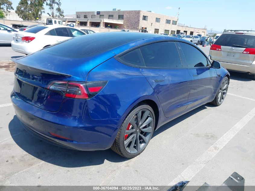 5YJ3E1EBXKF522430 Tesla Model 3 LONG RANGE/PERFORMANCE 4