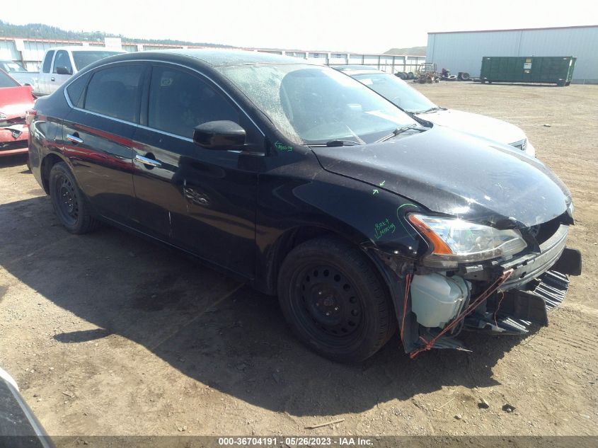 2015 NISSAN SENTRA SR/SL/S/SV/FE+ S - 3N1AB7AP0FL655485