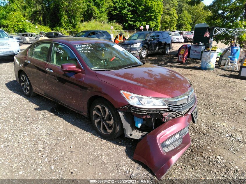 2016 HONDA ACCORD SEDAN EX-L - 1HGCR2F88GA155588