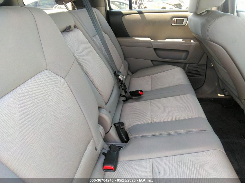 2013 HONDA PILOT LX - 5FNYF3H21DB015297