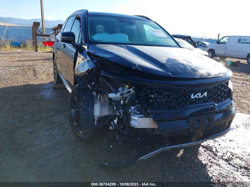 VIN 5XYRKDLF9NG127209 2022 KIA SORENTO SX