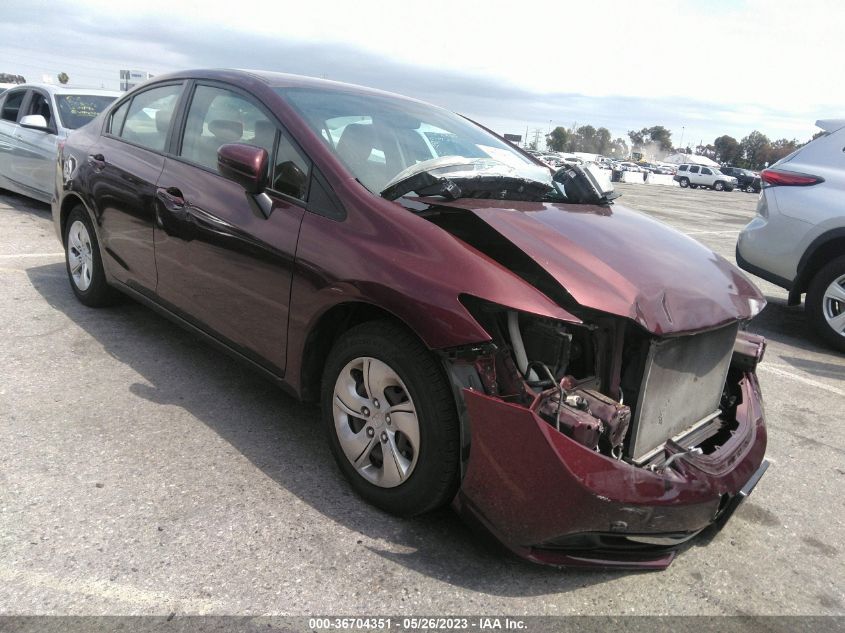 2014 HONDA CIVIC SEDAN LX - 19XFB2F58EE215627