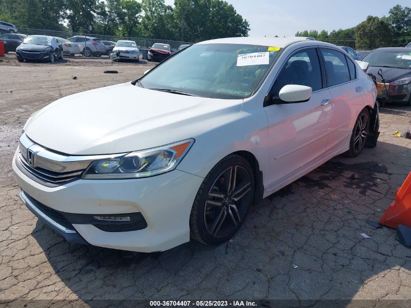 2016 HONDA ACCORD SEDAN SPORT - 1HGCR2F55GA133540