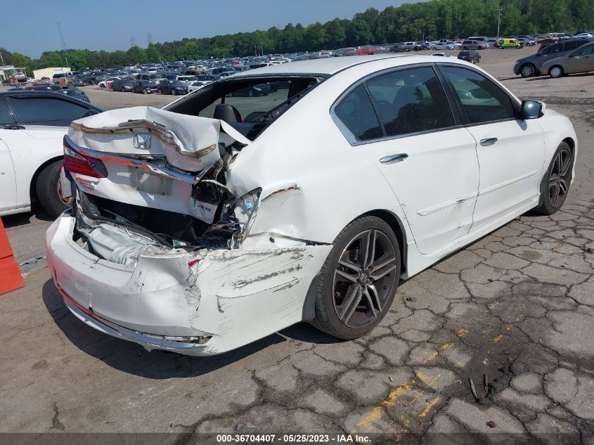2016 HONDA ACCORD SEDAN SPORT - 1HGCR2F55GA133540