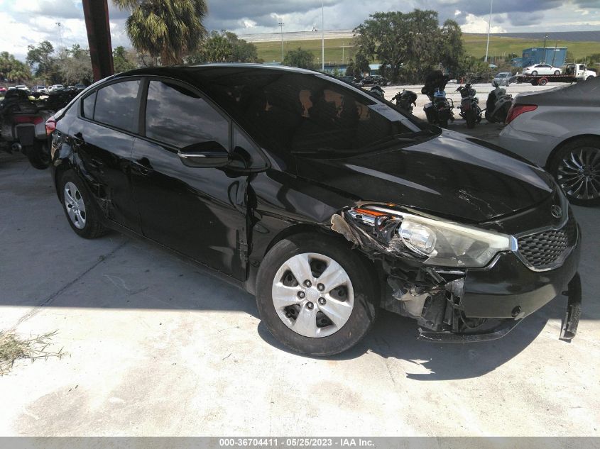 2016 KIA FORTE LX - KNAFX4A66G5526563