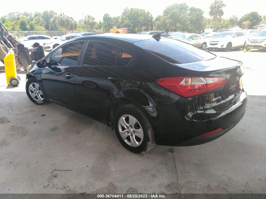 2016 KIA FORTE LX - KNAFX4A66G5526563