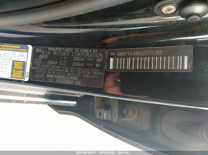 2016 KIA FORTE LX - KNAFX4A66G5526563