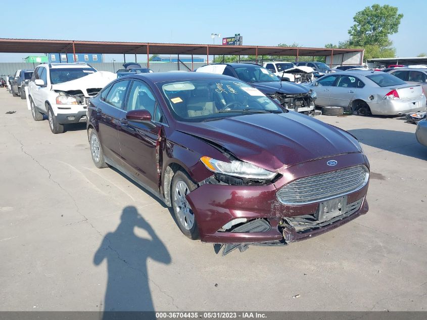 2013 FORD FUSION S - 3FA6P0G7XDR236692