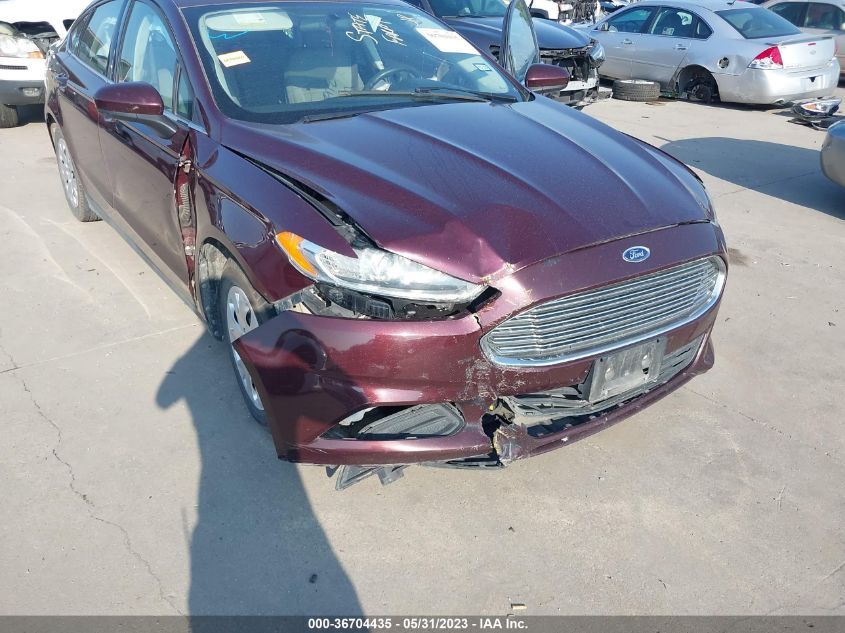 2013 FORD FUSION S - 3FA6P0G7XDR236692